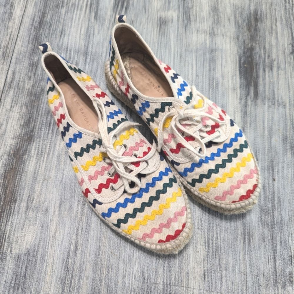 Loeffler Randall Alfie Espadrilles rainbow women's 9.5